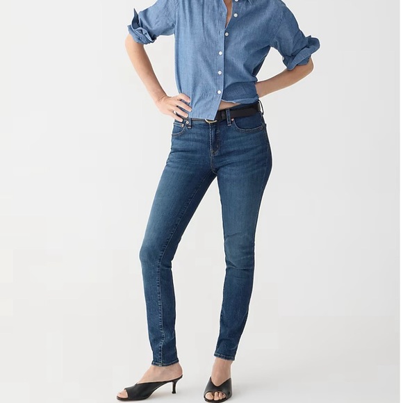 J. Crew 29 Toothpick Jeans Skinny Stretch Women’s Mid Rise - Picture 1 of 13